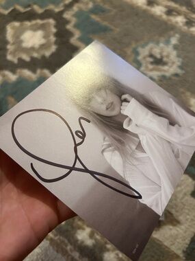 Taylor Swift hand signed “The Tortured Poet’s Department” cd TTPD